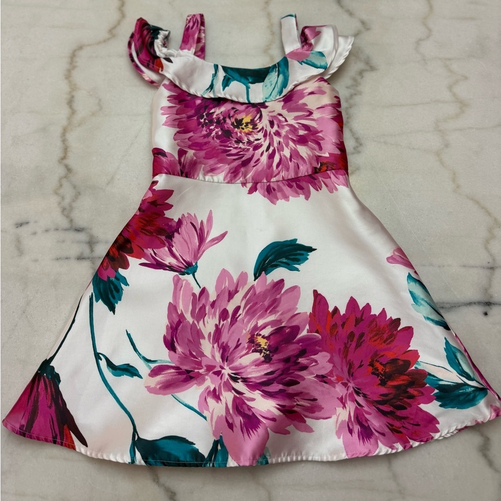 The Children’s Place Pink and White Floral Dress